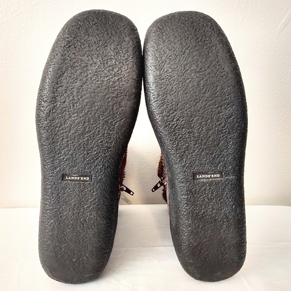 Land's End Brown Suede & Microfleece Winter Boots - Picture 7 of 8